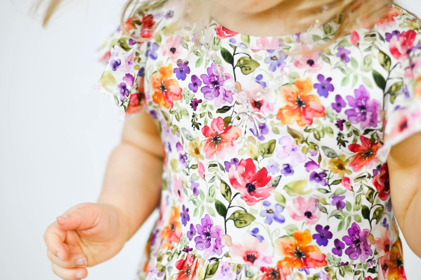 Watercolor Floral Bodysuit Twirl