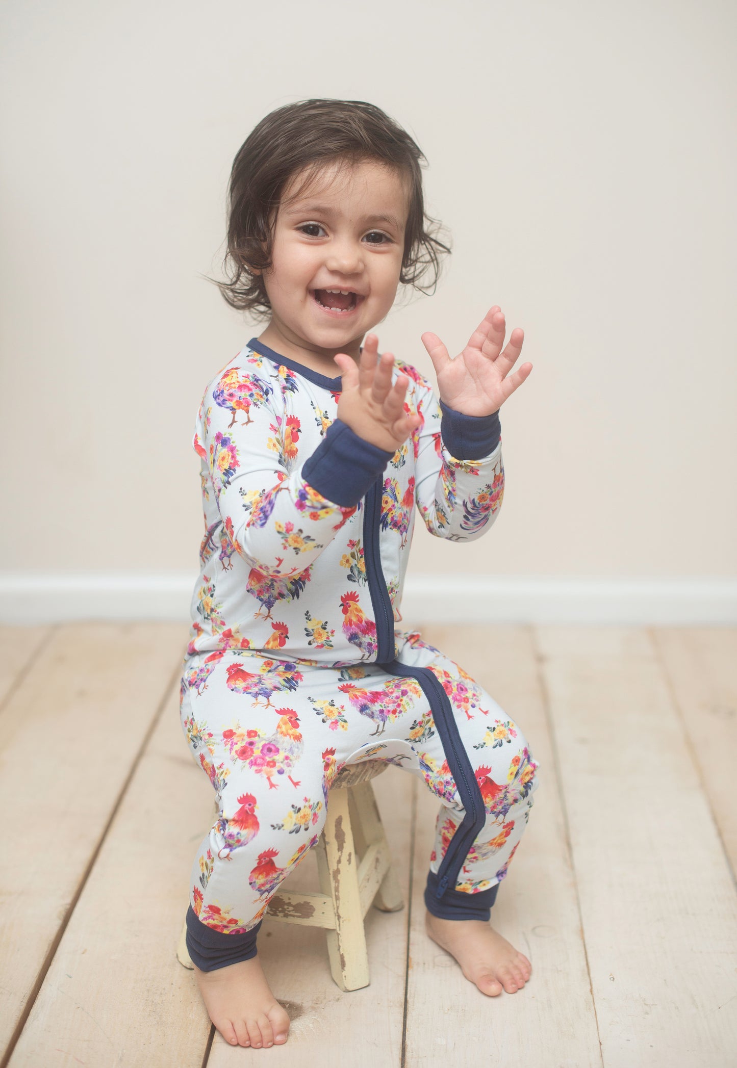 Cluckin' Cute Convertible Footie