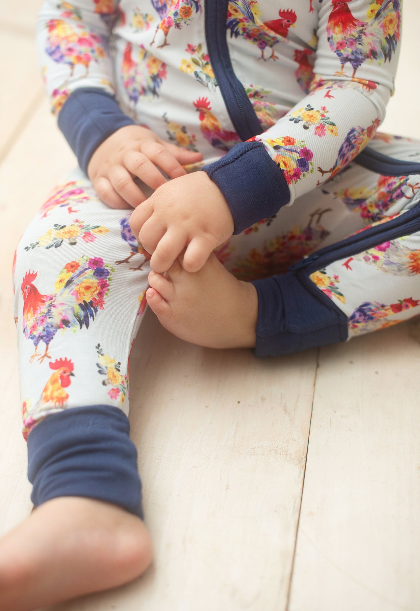 Cluckin' Cute Convertible Footie