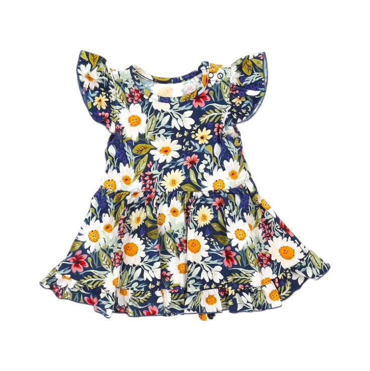 Daisy Blue Bodysuit Twirl
