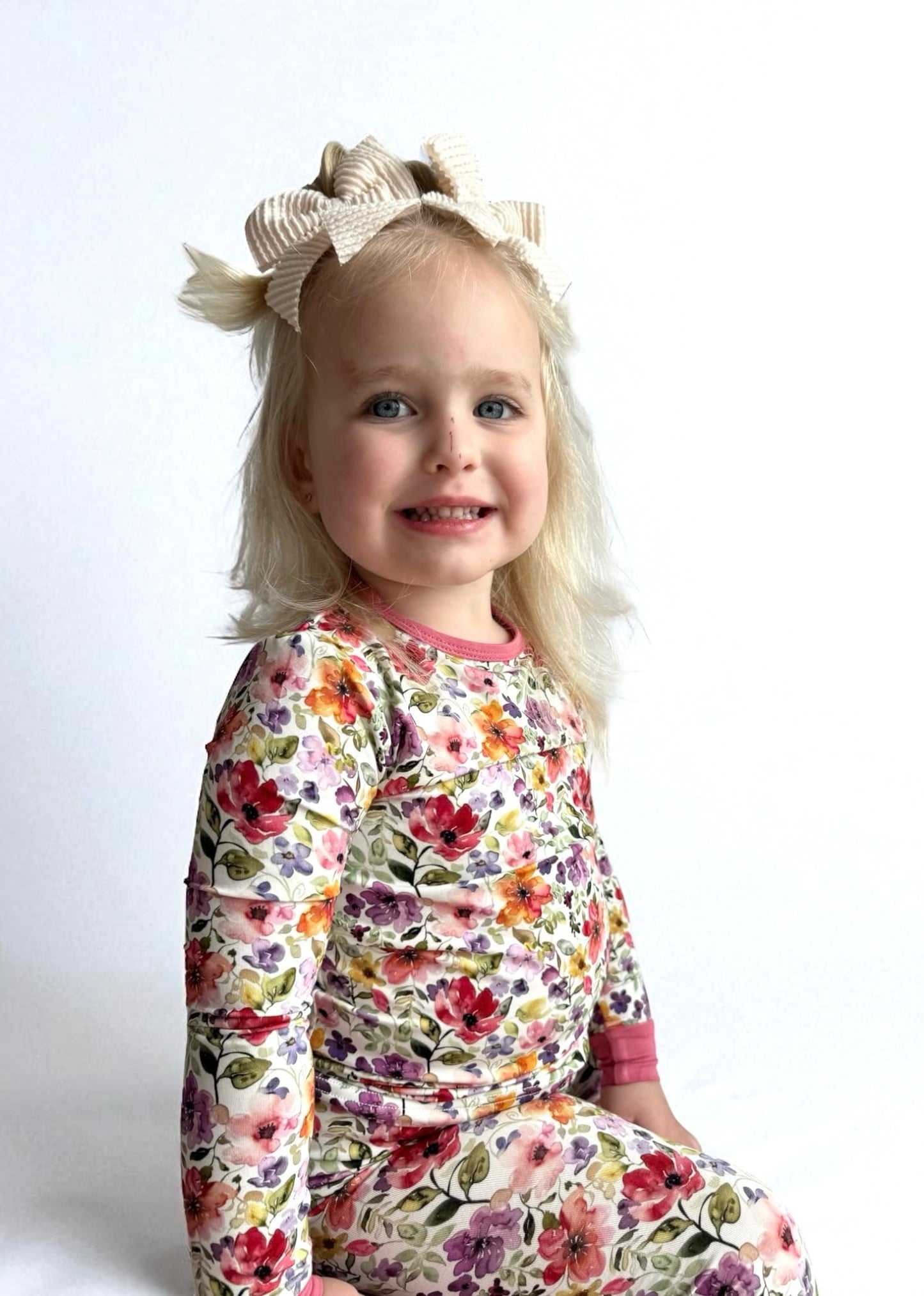 Watercolor Floral Pajama Set