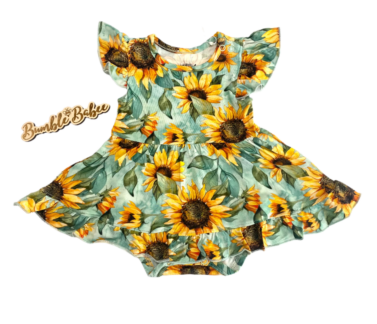 Sunflower Skies Bodysuit Twirl