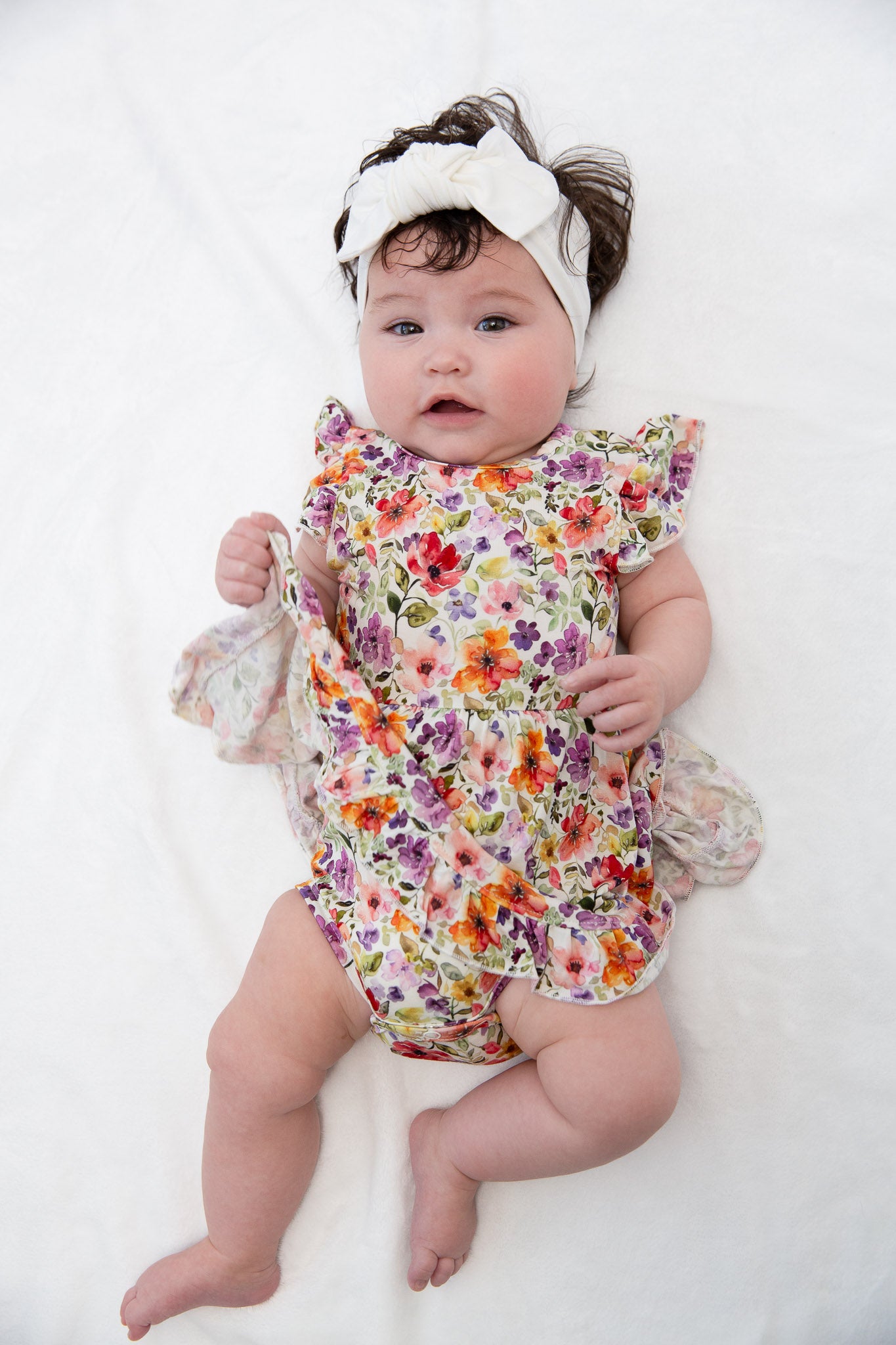 Watercolor Floral Bodysuit Twirl