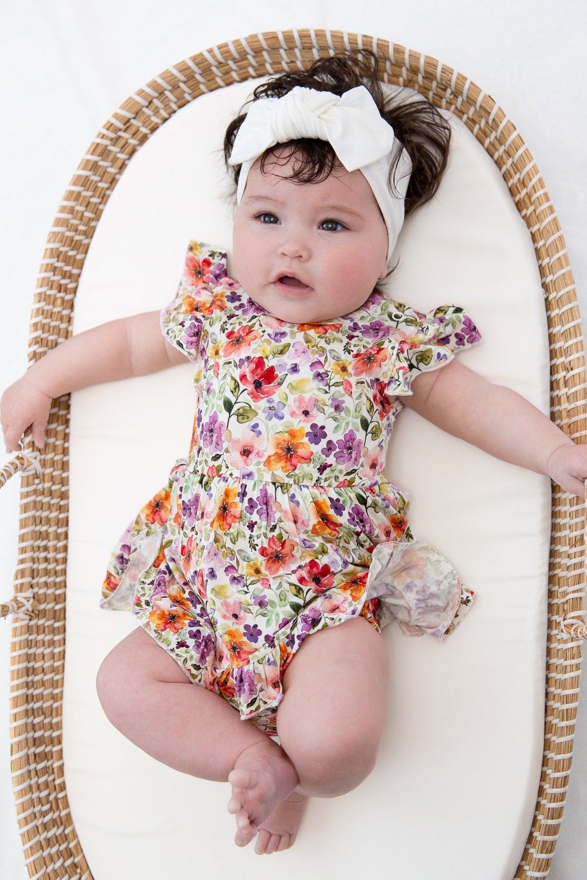 Watercolor Floral Bodysuit Twirl