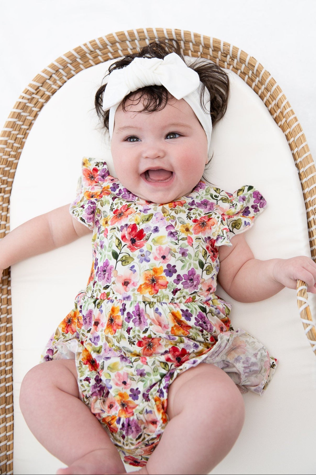 Watercolor Floral Bodysuit Twirl