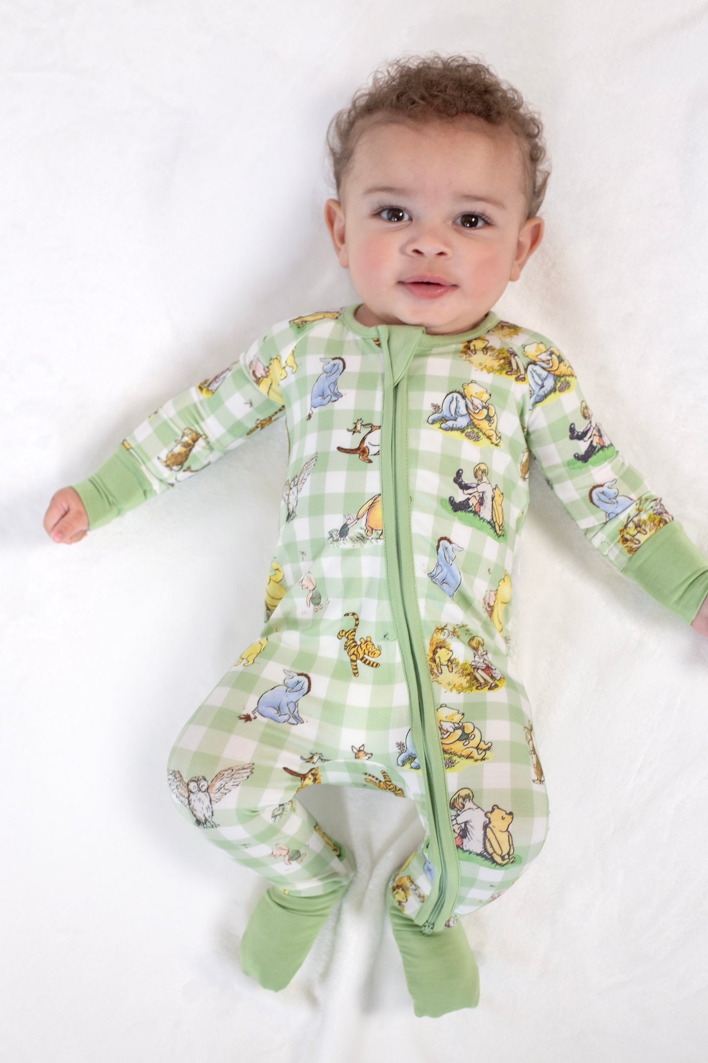 Vintage Pooh Convertible Footie