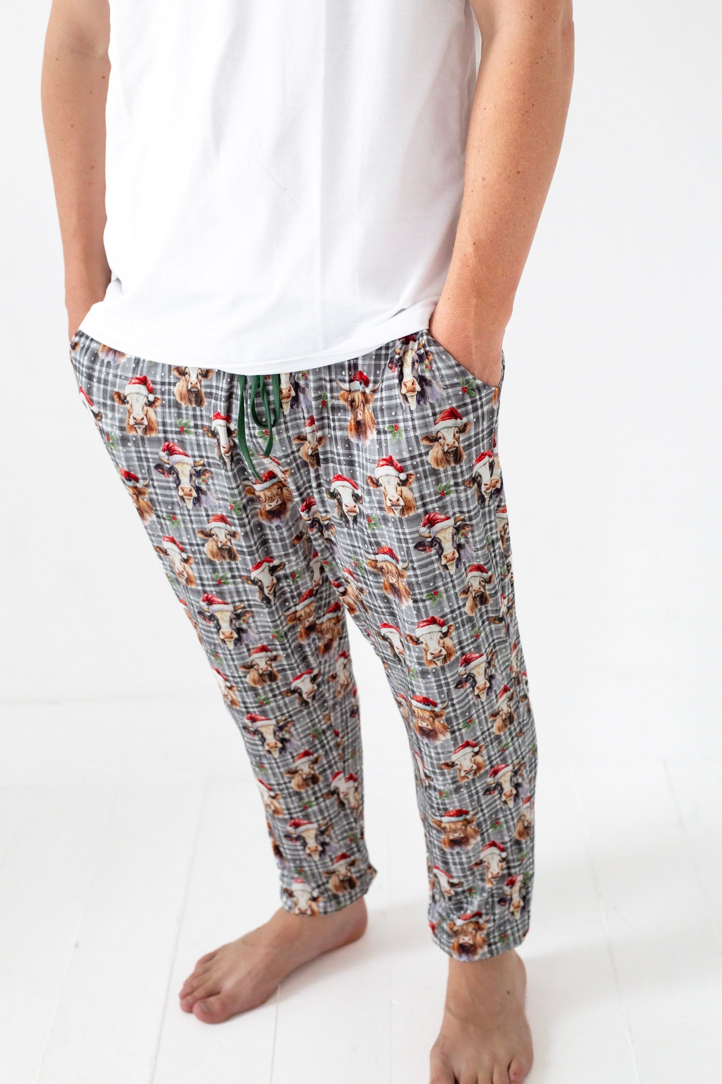 Christmas Cows Adult Joggers