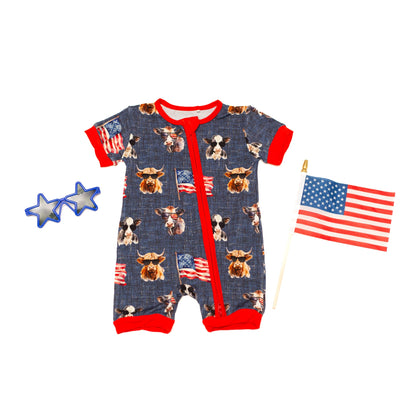 Red, White & Moo Shortie