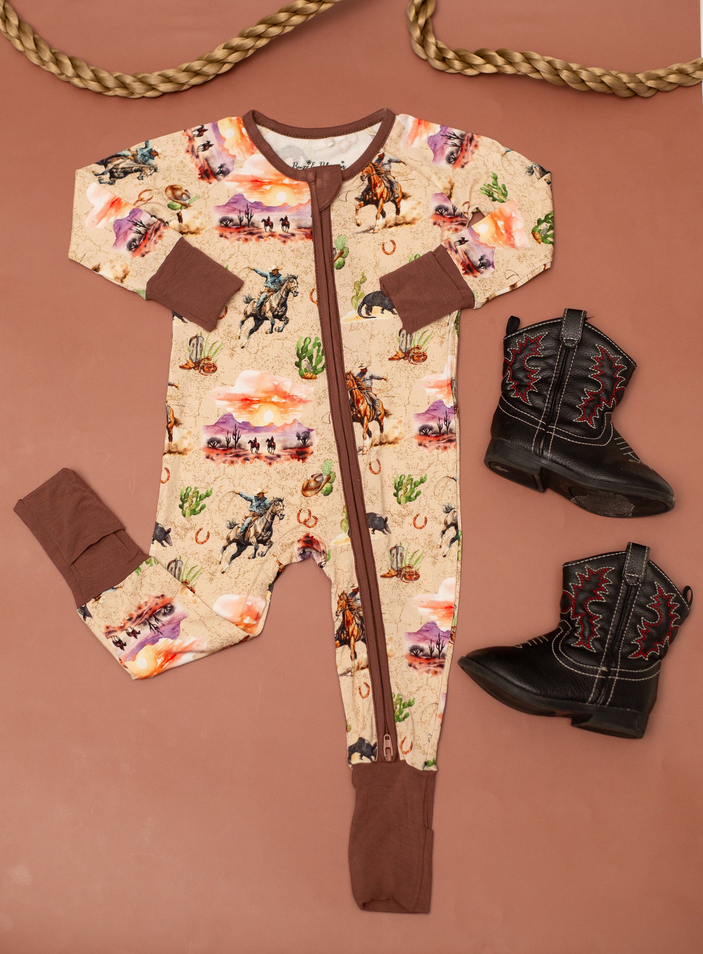 Wild West Convertible Footie