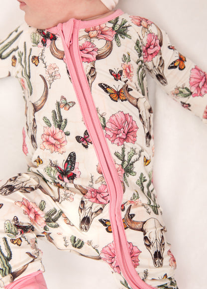 Blush & Bone Convertible Footie