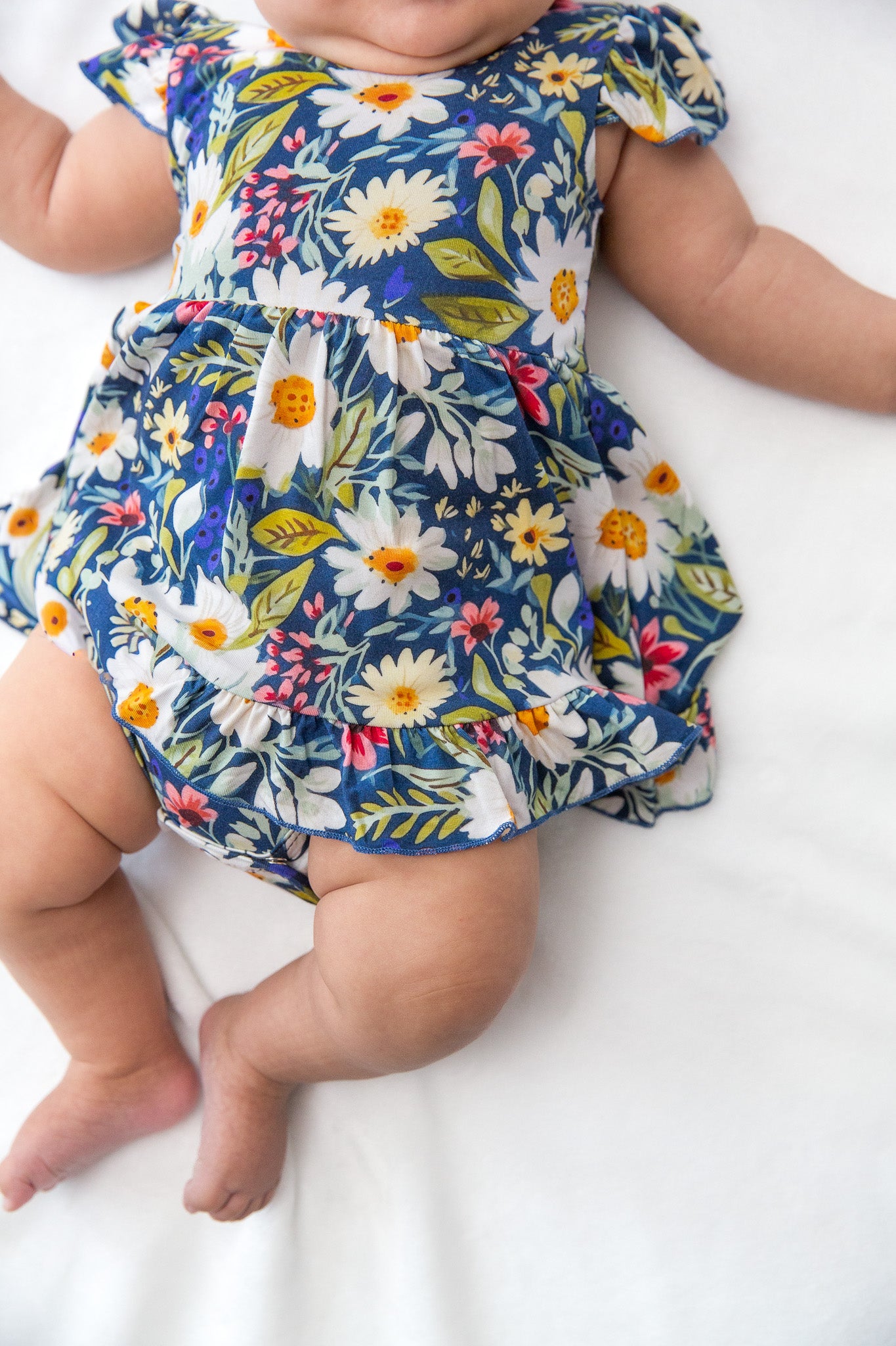 Daisy Blue Bodysuit Twirl