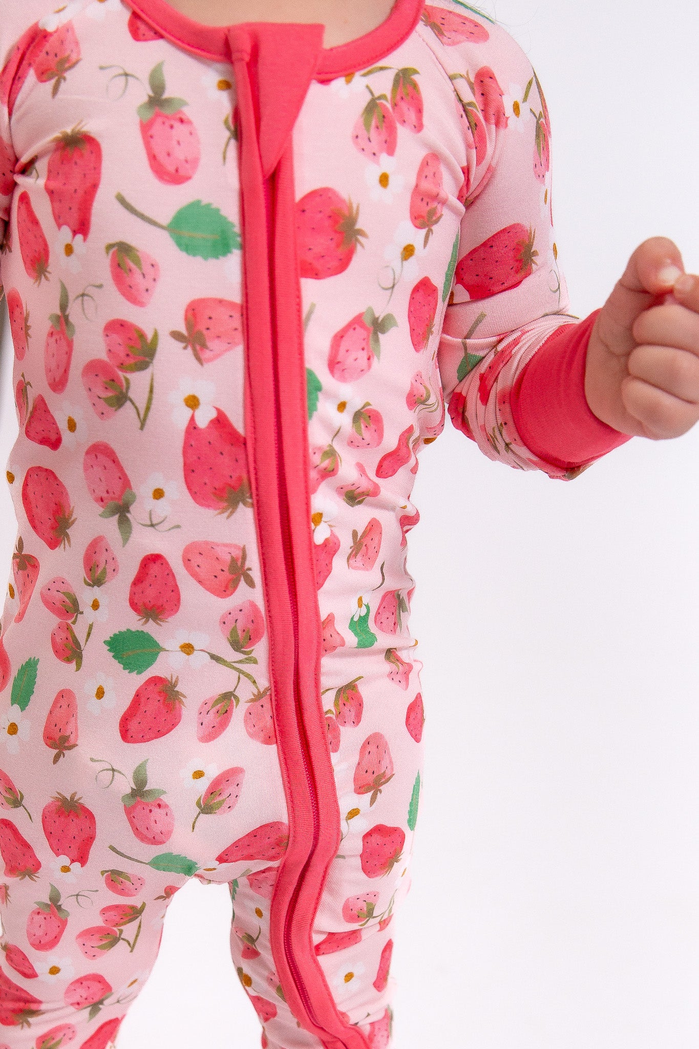 Strawberry Bliss Convertible Footie