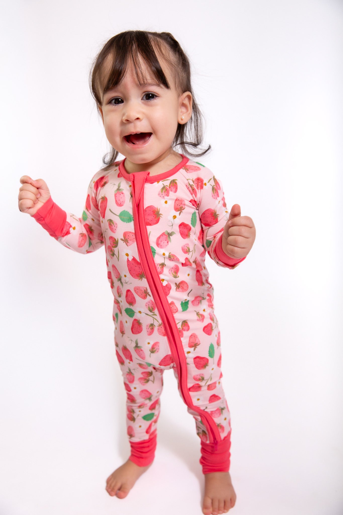 Strawberry Bliss Convertible Footie