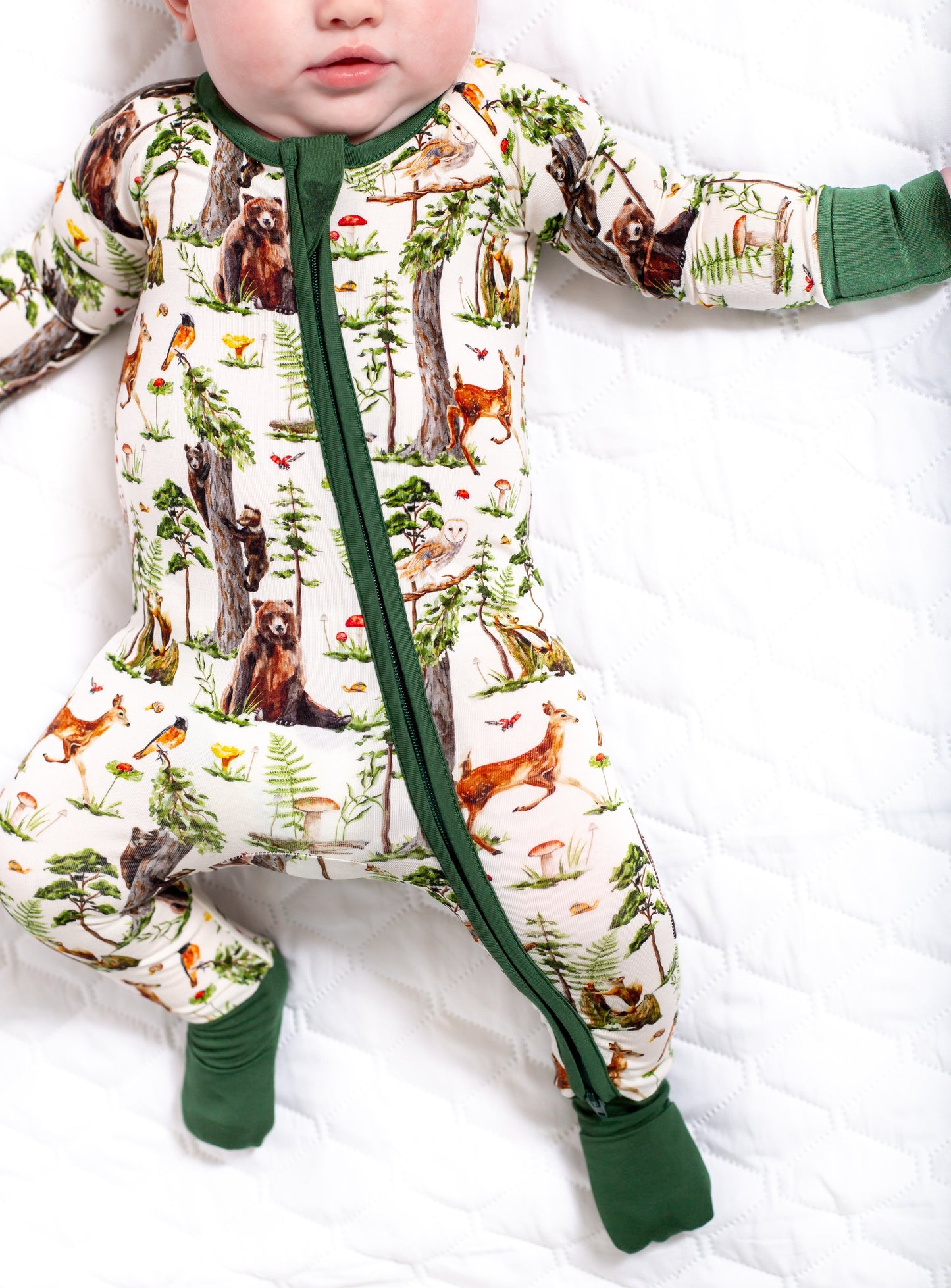 Whimsical Woods Convertible Footie