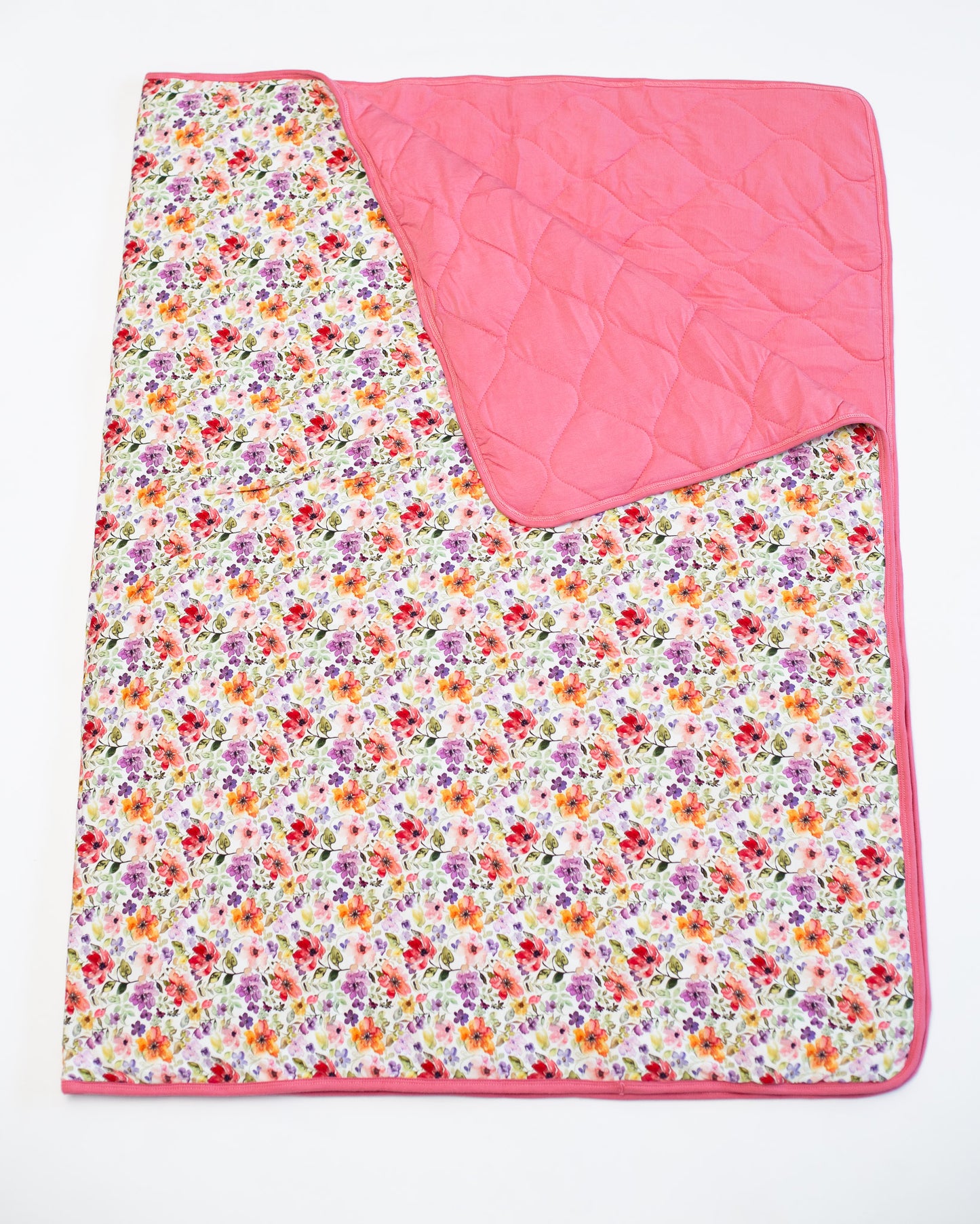Watercolor Floral Quilt
