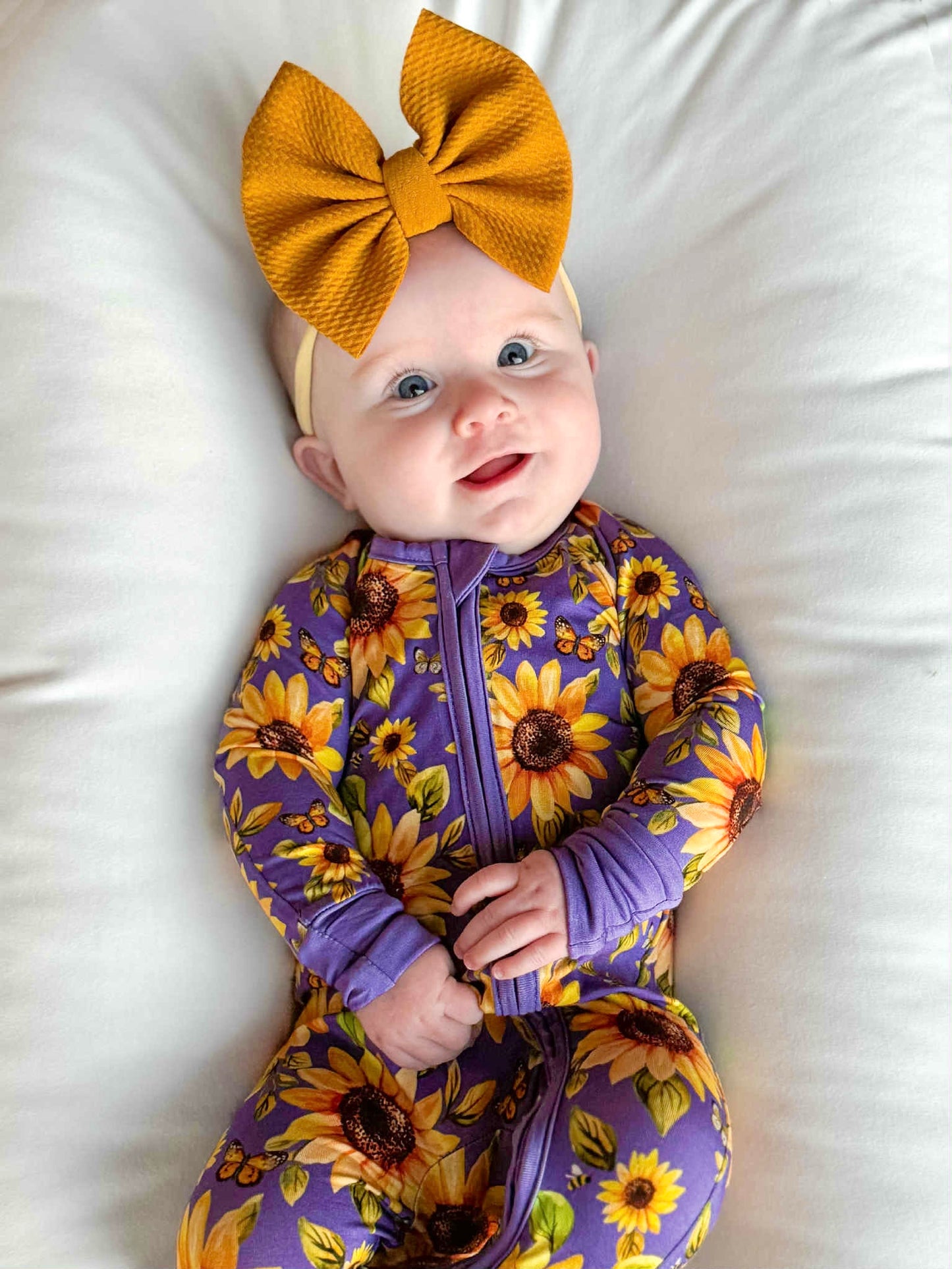 Sunflower Solace Convertible Footie