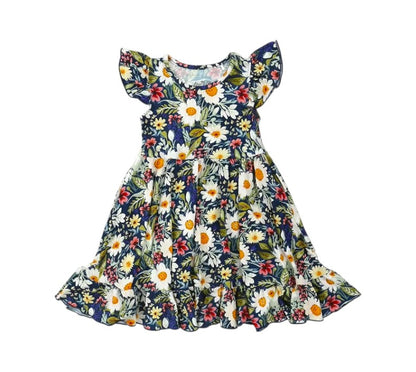 Daisy Blue Twirl