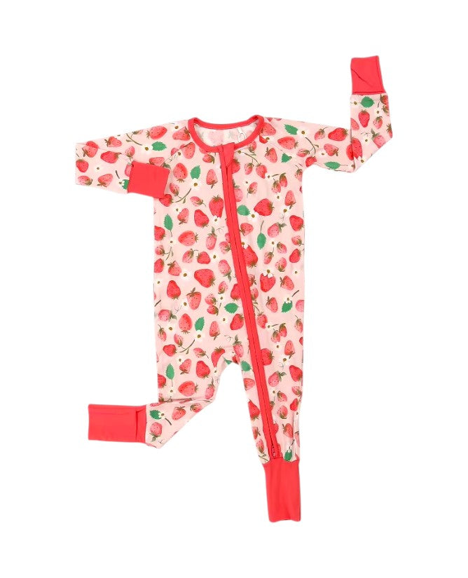 Strawberry Bliss Convertible Footie